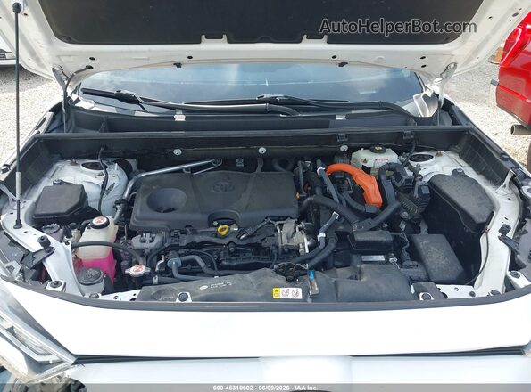 JTMR6RFV6LD001325 2020 TOYOTA RAV4 HYBRID White უკანა ხედი