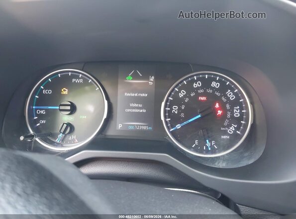 JTMR6RFV6LD001325 2020 TOYOTA RAV4 HYBRID White უკანა სავარძლების ხედი