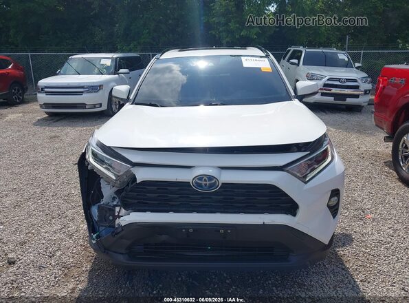 JTMR6RFV6LD001325 2020 TOYOTA RAV4 HYBRID White უკანა სალონის ხედი