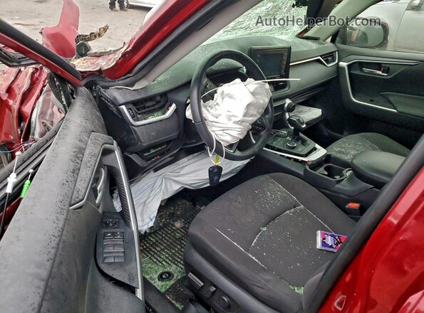 JTMR6RFV7LD004671 2020 TOYOTA RAV4 Maroon Widok deski rozdzielczej