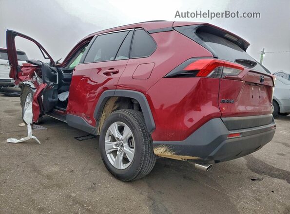 JTMR6RFV7LD004671 2020 TOYOTA RAV4 Maroon Tył lewy