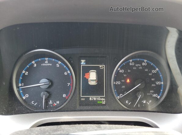 JTMRFREV0HD217759 2017 TOYOTA RAV4 Gray Instrument cluster view