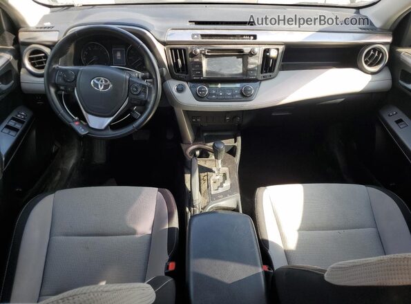 JTMRFREV0HD217759 2017 TOYOTA RAV4 Gray Dashboard view