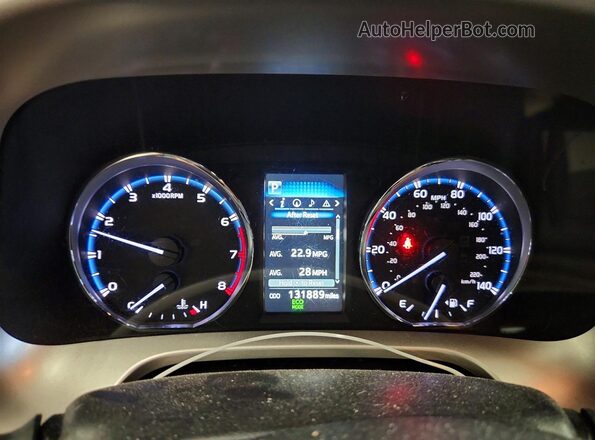 JTMRFREV1GD190344 2016 TOYOTA RAV4 Gray Instrument cluster view