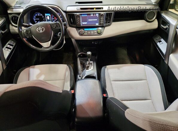 JTMRFREV1GD190344 2016 TOYOTA RAV4 Gray Dashboard view
