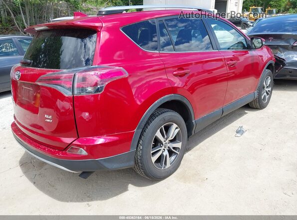 JTMRFREV1HJ112987 2017 TOYOTA RAV4 Red Rear right