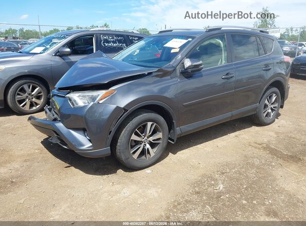 JTMRFREV2HD201501 2017 TOYOTA RAV4 Gray Առջևի ձախ երեք քառորդ տեսարան