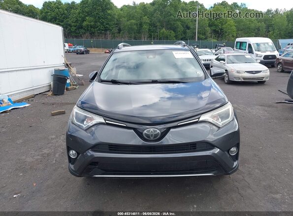 JTMRFREV3HJ111341 2017 TOYOTA RAV4 Gray Widok zestawu wskaźników