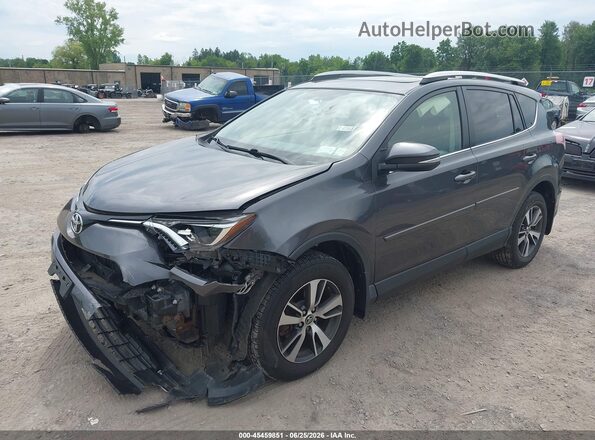 JTMRFREV4GJ094161 2016 TOYOTA RAV4 Gray Առջևի ձախ երեք քառորդ տեսարան