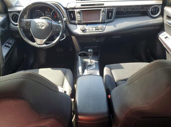JTMRFREV4GJ097688 2016 TOYOTA RAV4 Gray Widok deski rozdzielczej