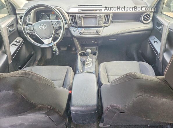 JTMRFREV4JJ252490 2018 TOYOTA RAV4 Gray Вид панелі приладів