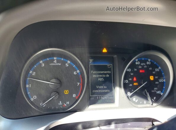 JTMRFREV4JJ727023 2018 TOYOTA RAV4 Blue Вид щитка приладів