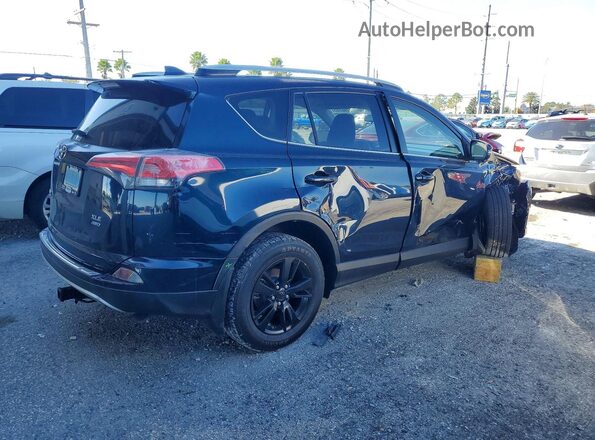 JTMRFREV4JJ727023 2018 TOYOTA RAV4 Blue Задня права чверть