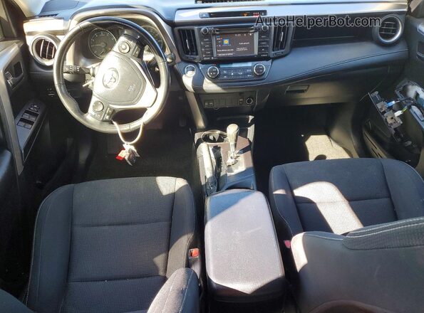 JTMRFREV4JJ727023 2018 TOYOTA RAV4 Blue Вид панелі приладів