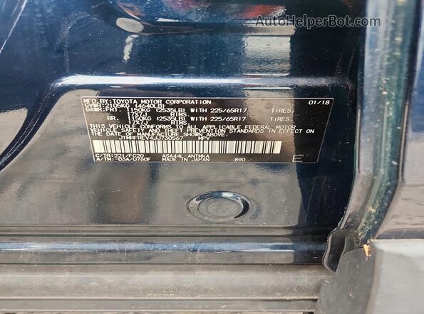 JTMRFREV4JJ730567 2018 TOYOTA RAV4 Blue Widok komory silnika