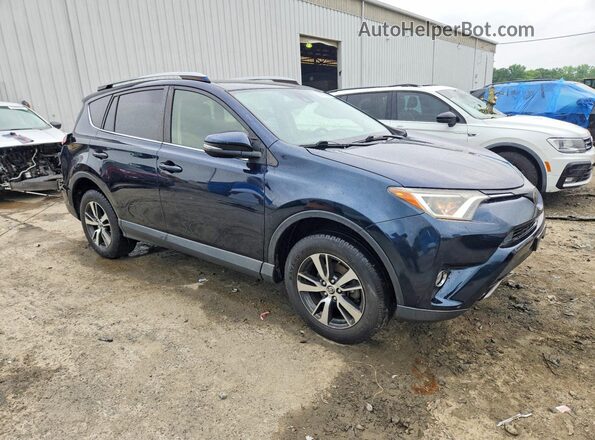 JTMRFREV4JJ730567 2018 TOYOTA RAV4 Blue Przód prawy