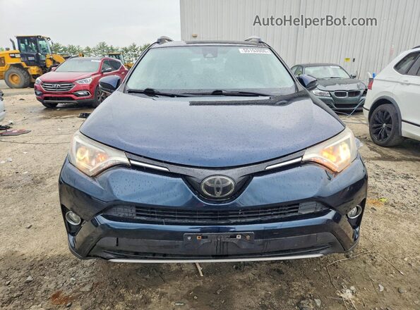 JTMRFREV4JJ730567 2018 TOYOTA RAV4 Blue Widok z przodu