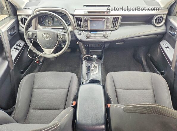 JTMRFREV4JJ730567 2018 TOYOTA RAV4 Blue Widok deski rozdzielczej