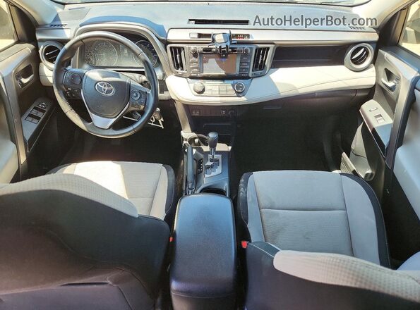 JTMRFREV5HD206840 2017 TOYOTA RAV4 Gray Dashboard view