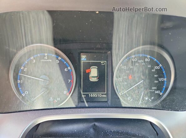 JTMRFREV5HD206840 2017 TOYOTA RAV4 Gray Instrument cluster view