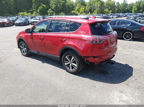 JTMRFREV6HJ145581 2017 TOYOTA RAV4 Red Trasero izquierdo