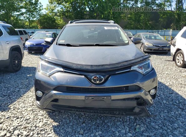 JTMRFREV6JD230053 2018 TOYOTA RAV4 Gray Widok z przodu
