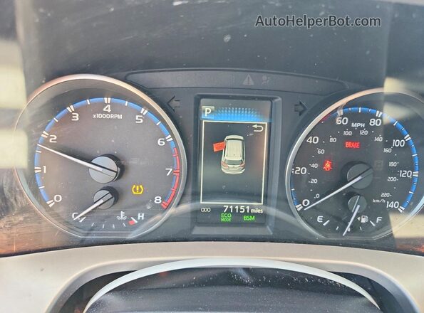 JTMRFREV6JJ725323 2018 TOYOTA RAV4 Blue ხელსაწყოთა პანელის ხედი