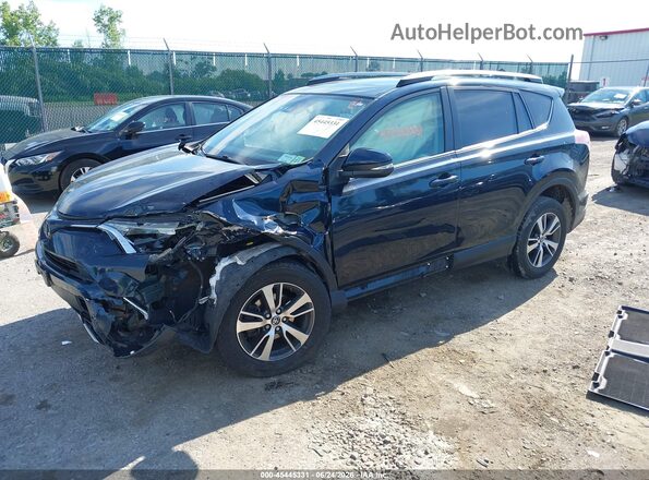 JTMRFREV6JJ733261 2018 TOYOTA RAV4 Blue წინა მარცხენა ხედი სამი მეოთხედიდან