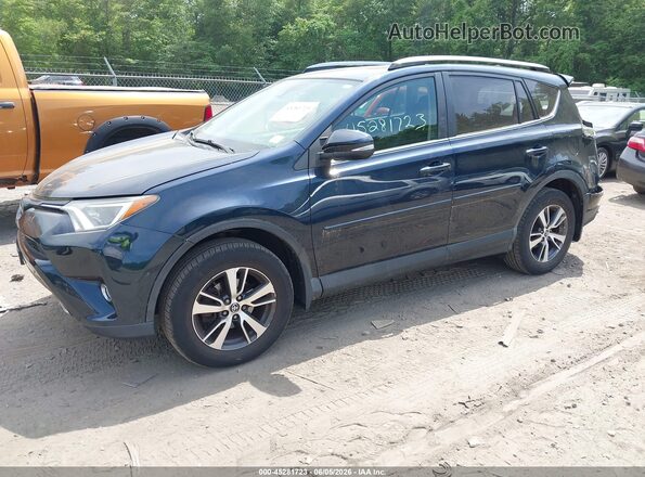 JTMRFREV7HJ168156 2017 TOYOTA RAV4 Blue წინა მარცხენა ხედი სამი მეოთხედიდან