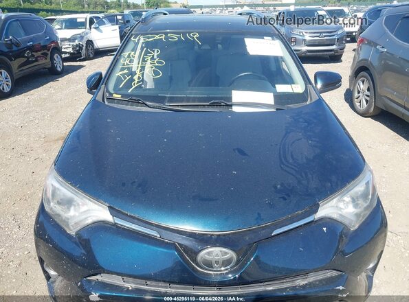 JTMRFREV8HD204984 2017 TOYOTA RAV4 Blue Вид щитка приладів