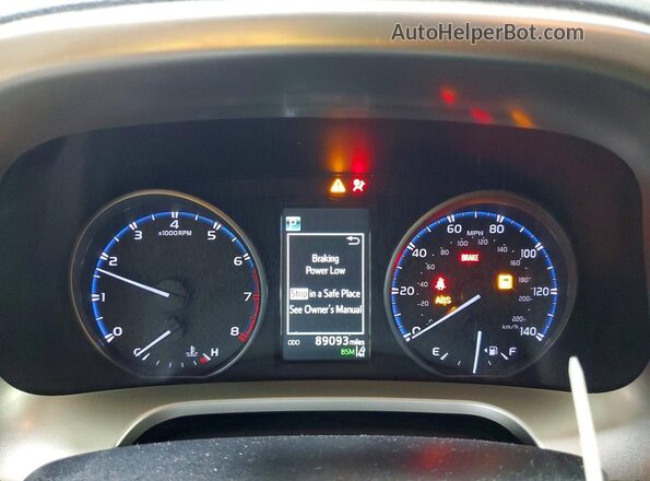 JTMRFREV8JJ192715 2018 TOYOTA RAV4 White ხელსაწყოთა პანელის ხედი
