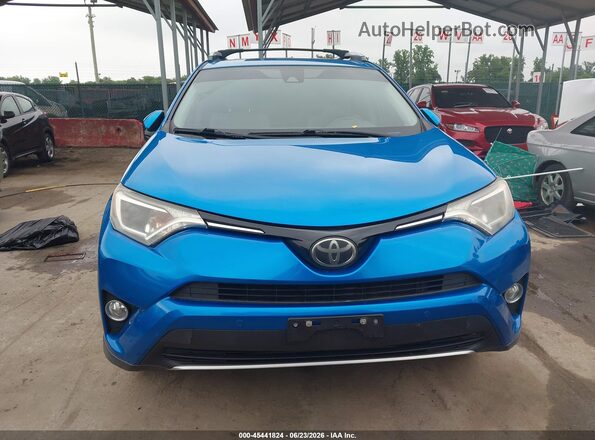 JTMRFREV9GJ076349 2016 TOYOTA RAV4 Light Blue Вид щитка приладів