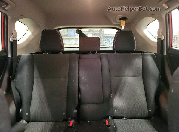 JTMRFREVXGJ080734 2016 TOYOTA RAV4 Red უკანა სავარძლების ხედი