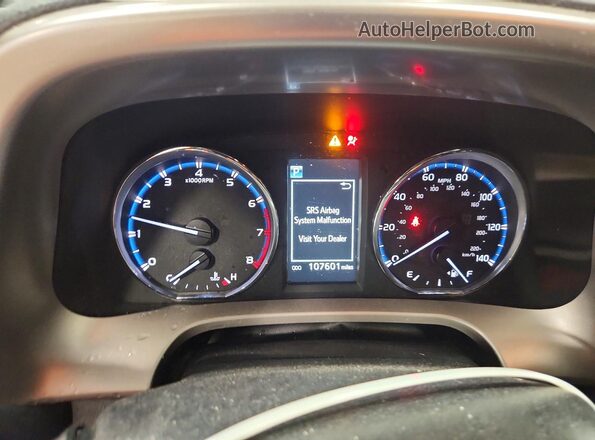 JTMRFREVXGJ080734 2016 TOYOTA RAV4 Red ხელსაწყოთა პანელის ხედი