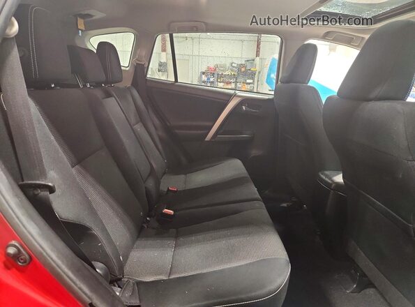JTMRFREVXGJ080734 2016 TOYOTA RAV4 Red უკანა სალონის ხედი