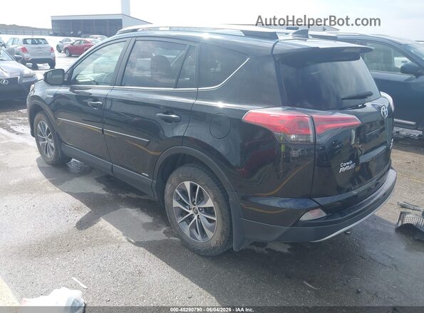 JTMRJREV0GD004324 2016 TOYOTA RAV4 HYBRID Черный Задняя левая четверть
