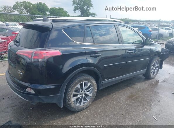 JTMRJREV0GD004324 2016 TOYOTA RAV4 HYBRID Черный Задняя правая четверть