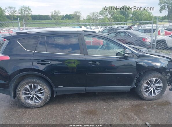 JTMRJREV0GD004324 2016 TOYOTA RAV4 HYBRID Черный Вид задней части салона