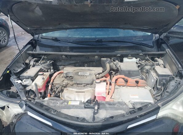 JTMRJREV0GD004324 2016 TOYOTA RAV4 HYBRID Черный Вид сзади