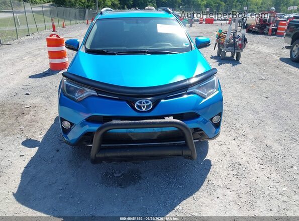 JTMRJREV0GD029790 2016 TOYOTA RAV4 HYBRID Синий Вид щитка приборов