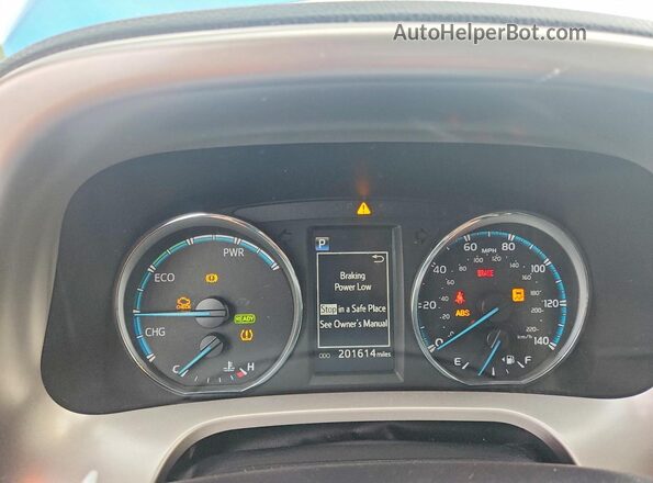 JTMRJREV0GD051904 2016 TOYOTA RAV4 Blue Widok zestawu wskaźników