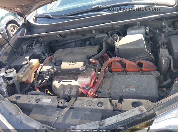 JTMRJREV0JD217202 2018 TOYOTA RAV4 HYBRID Черный Вид сзади