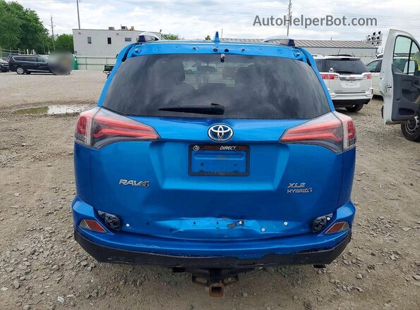 JTMRJREV1GD042032 2016 TOYOTA RAV4 Blue Rear view