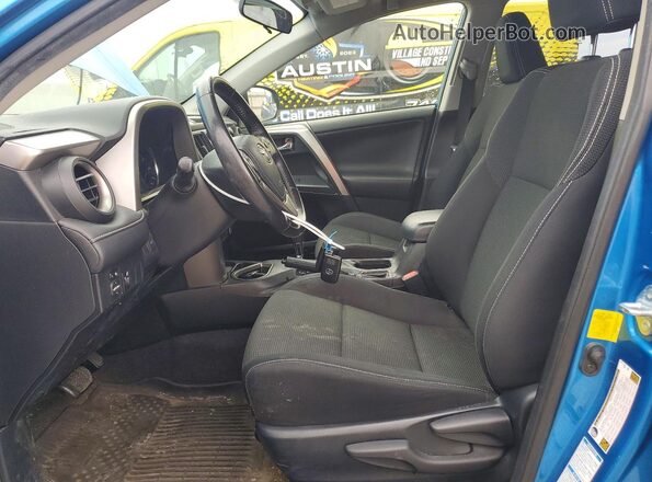 JTMRJREV1GD042032 2016 TOYOTA RAV4 Blue Front interior view
