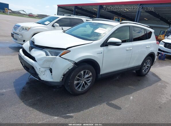 JTMRJREV2GD038040 2016 TOYOTA RAV4 HYBRID Белый Передняя левая четверть