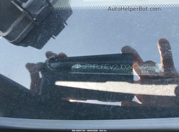 JTMRJREV2JD247995 2018 TOYOTA RAV4 HYBRID Black 
