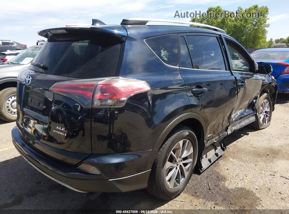 JTMRJREV3HD085546 2017 TOYOTA RAV4 HYBRID Blue Trasero derecho