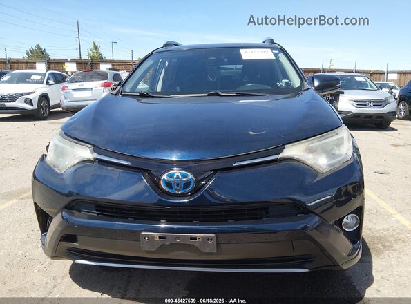 JTMRJREV3HD085546 2017 TOYOTA RAV4 HYBRID Blue Vista del cuadro de instrumentos