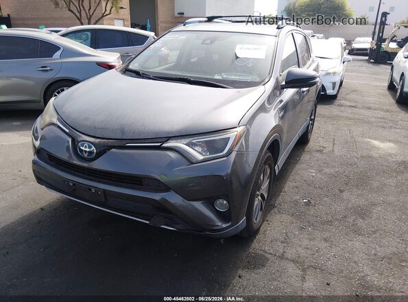 JTMRJREV3HD092853 2017 TOYOTA RAV4 HYBRID Gray წინა მარცხენა ხედი სამი მეოთხედიდან