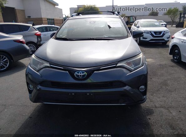 JTMRJREV3HD092853 2017 TOYOTA RAV4 HYBRID Gray უკანა სალონის ხედი